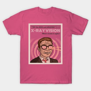 Funny Vintage "X-Ray Vision: What's Inside Is Uglier!" 50s Parody T-Shirt